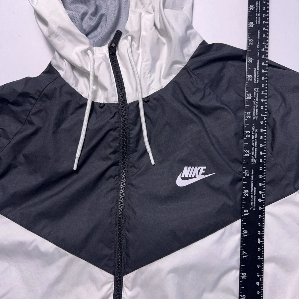 Nike Sportswear Windrunner Full-Zip Jacket Mens XL‎ White Lined Windbreaker